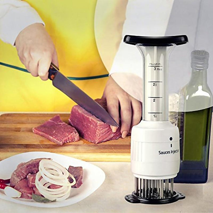 Meat Marinade Injector (Stainless Steel) | kitchen item | Waseeh Pakistan
