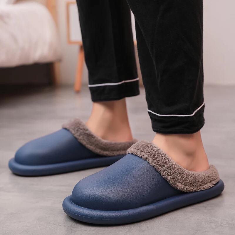 Men Women Waterproof Indoor Slippers (Blue) | Fashion Point | Waseeh Pakistan