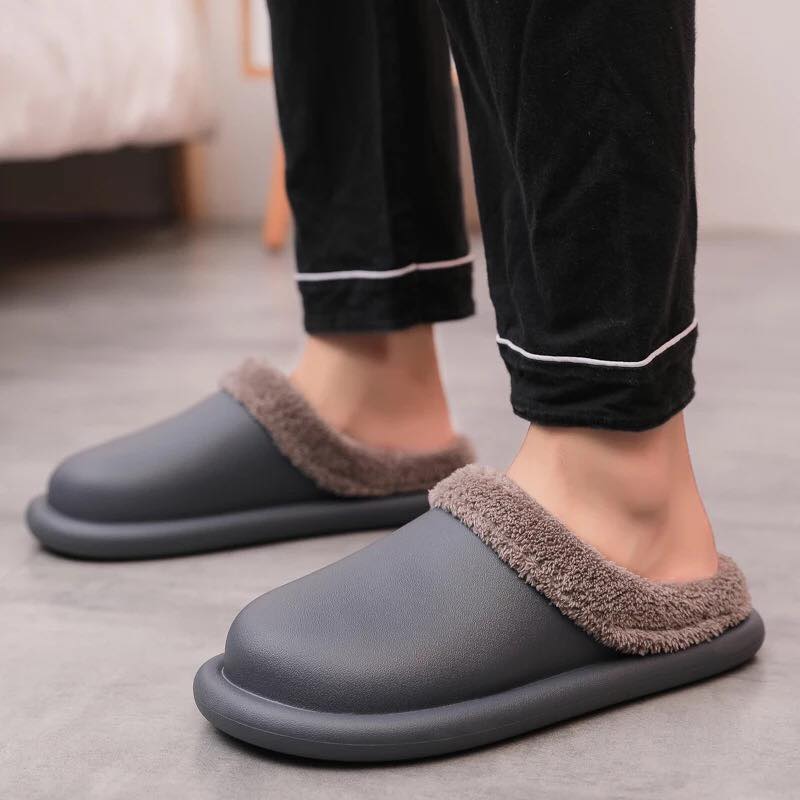 Men Women Waterproof Indoor Slippers (Grey) | Fashion Point | Waseeh Pakistan