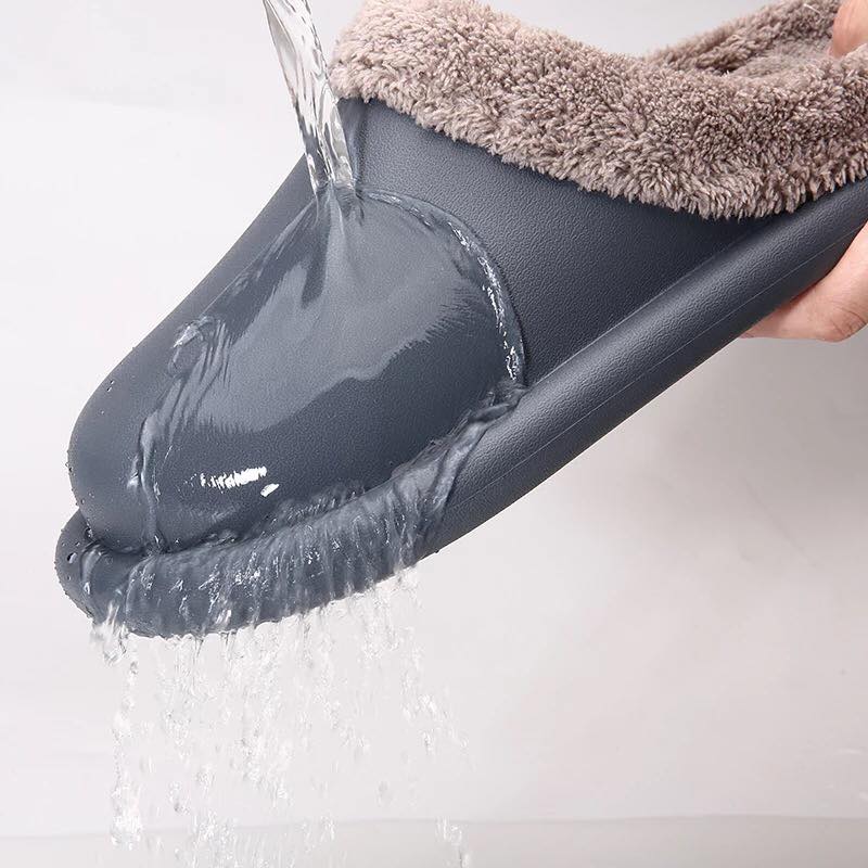 Men Women Waterproof Indoor Slippers (Grey) | Fashion Point | Waseeh Pakistan