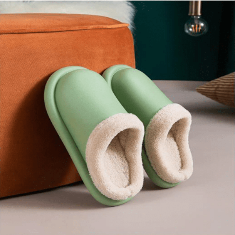 Men Women Waterproof Indoor Slippers (Sea Green) | Fashion Point | Waseeh Pakistan