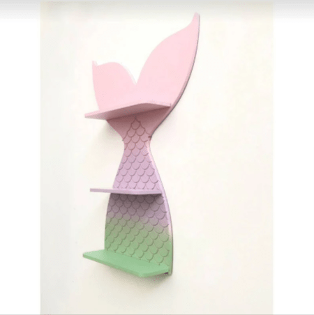 Mermaid at love Kids Bedroom Floating Organizer Shelve Decor | Furniture | Waseeh Pakistan