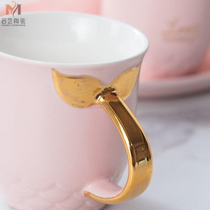 Mermaid Ceramic Teapot Set | kitchen item | Waseeh Pakistan
