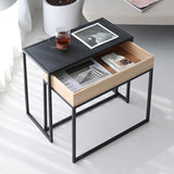 Sanford Drawer Living Lounge End Side Table - waseeh.com