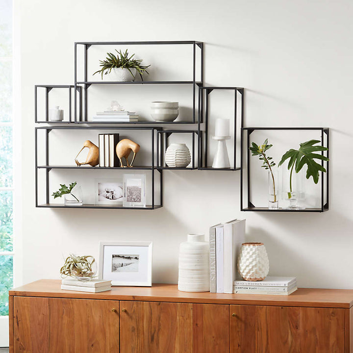 Metal Floating Organizer for Climbing Lounge and Drawing Room Décor - Special | Furniture | Waseeh Pakistan
