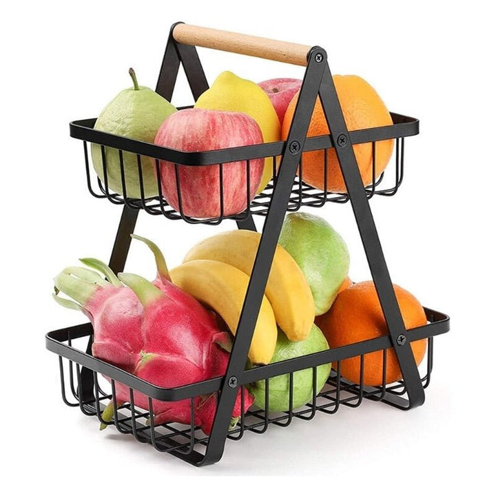 Metal Fruit Basket (2 Tier) | kitchen item | Waseeh Pakistan