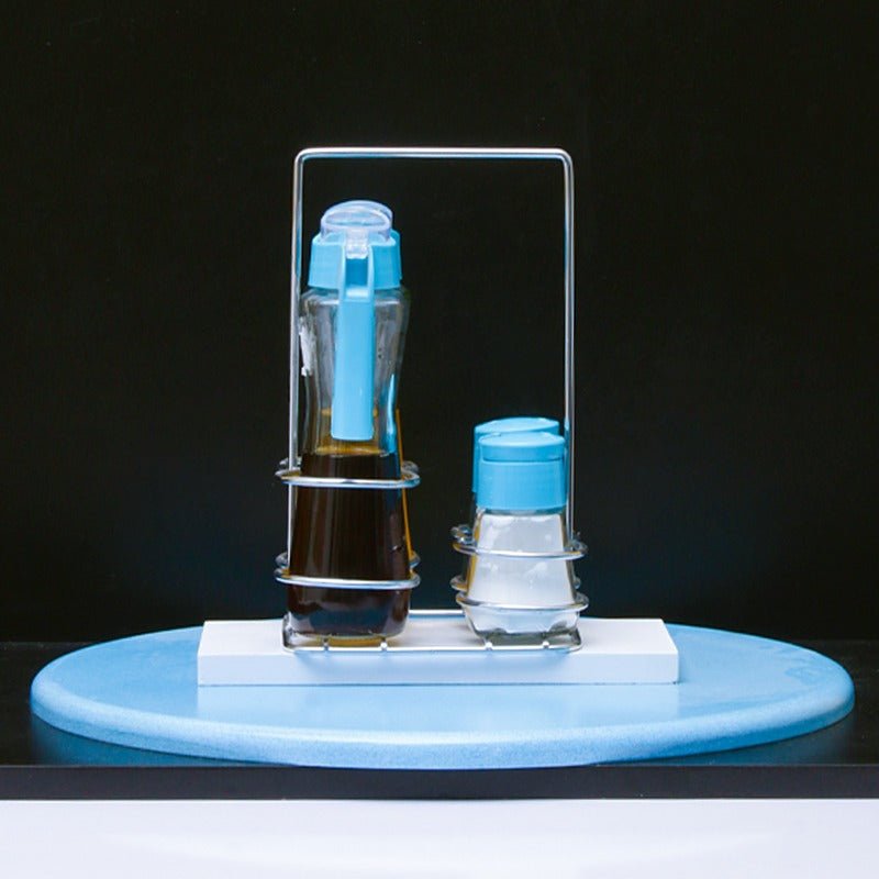 Metal Oil &amp; Table Salt Pepper (Set of 4) | kitchen item | Waseeh Pakistan