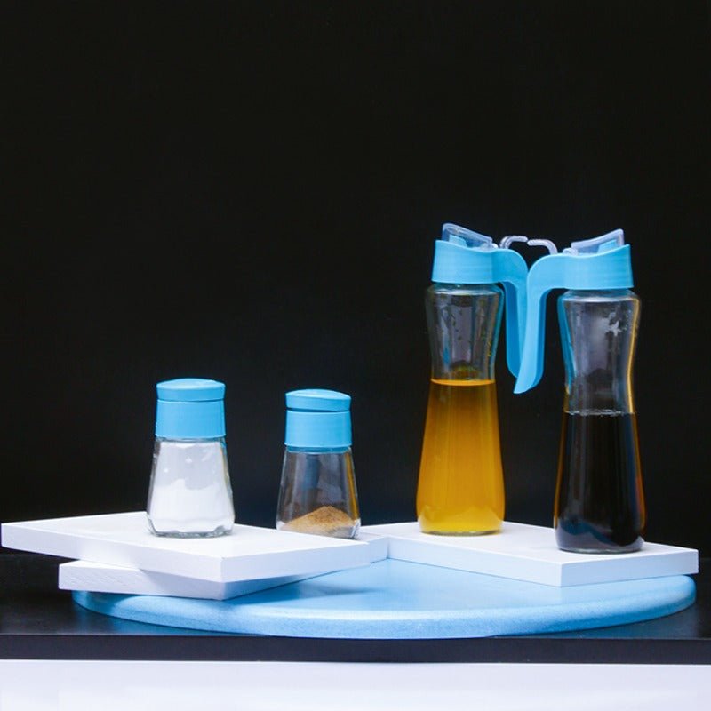 Metal Oil &amp; Table Salt Pepper (Set of 4) | kitchen item | Waseeh Pakistan
