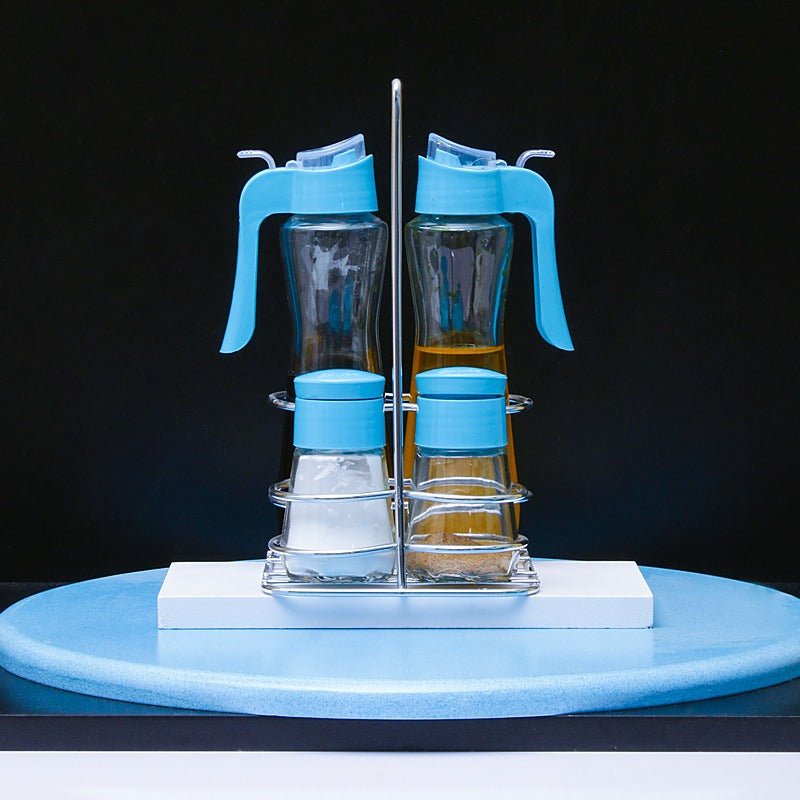Metal Oil &amp; Table Salt Pepper (Set of 4) | kitchen item | Waseeh Pakistan