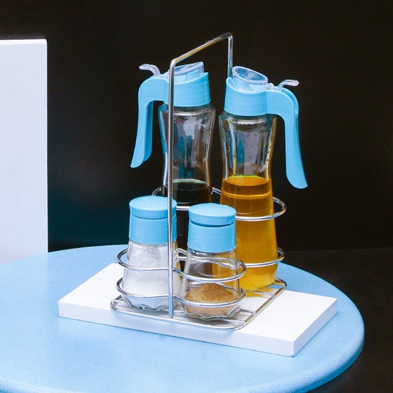 Metal Oil &amp; Table Salt Pepper (Set of 4) | kitchen item | Waseeh Pakistan