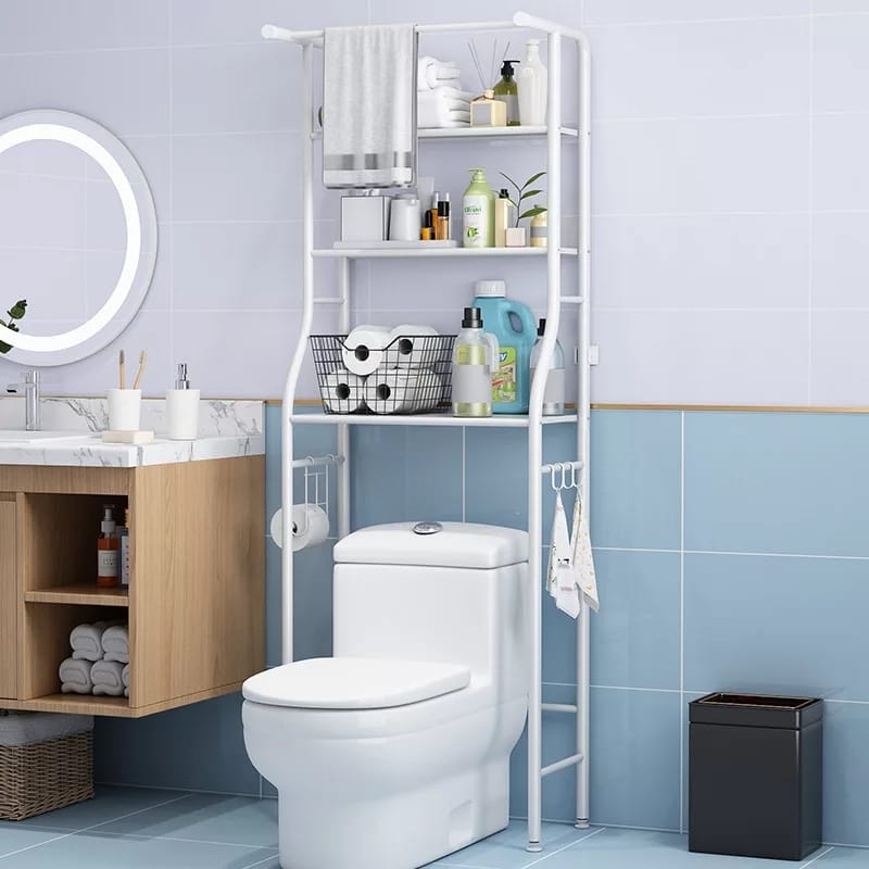Metal Over Toilet Organizer Rack | Furniture | Waseeh Pakistan