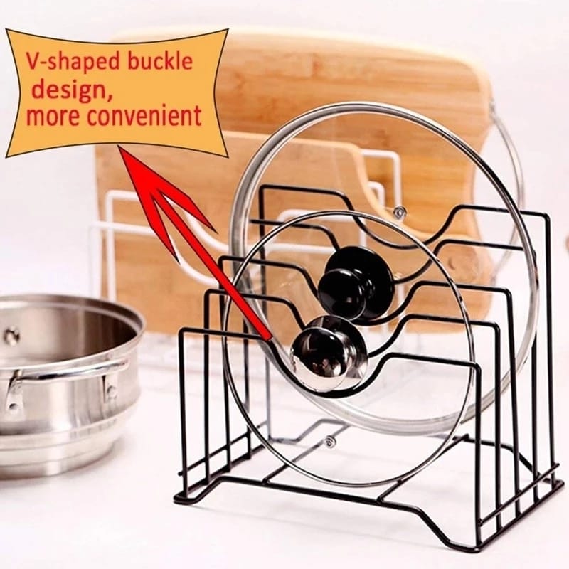 Metal Pot Lid Holder | kitchen item | Waseeh Pakistan
