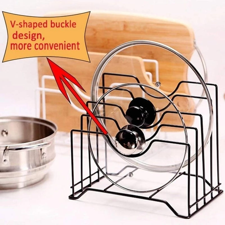 Metal Pot Lid Holder | kitchen item | Waseeh Pakistan