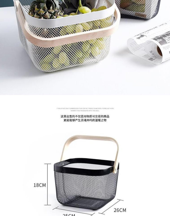 Metal Practical Storage Basket | kitchen item | Waseeh Pakistan