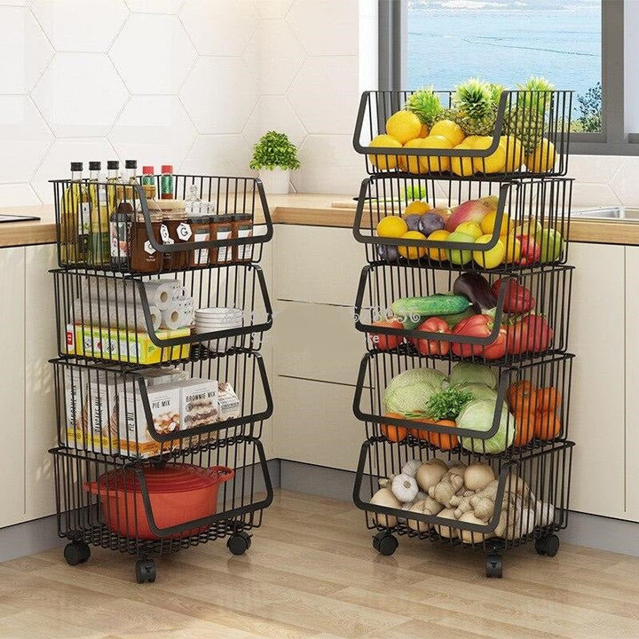 Metal Vegi Organizer Trolley | Furniture | Waseeh Pakistan