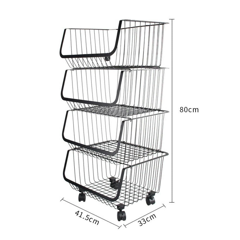 Metal Vegi Organizer Trolley | Furniture | Waseeh Pakistan