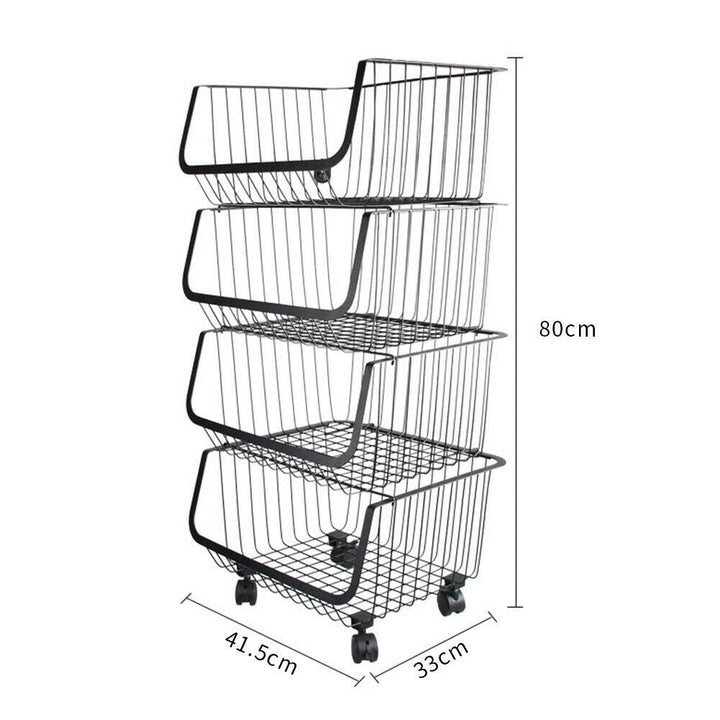 Metal Vegi Organizer Trolley | Furniture | Waseeh Pakistan