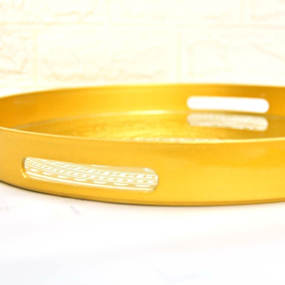 Metallic Decoration Serving Tray | Home Décor | Waseeh Pakistan