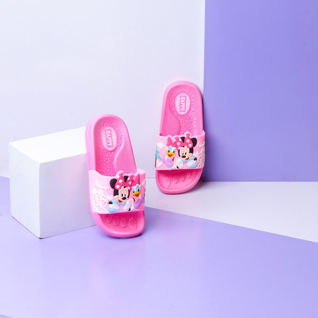 Mickey &amp; Chik Kids Slippers (Pink) | Fashion Point | Waseeh Pakistan
