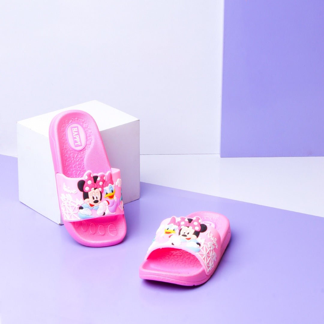 Mickey &amp; Chik Kids Slippers (Pink) | Fashion Point | Waseeh Pakistan