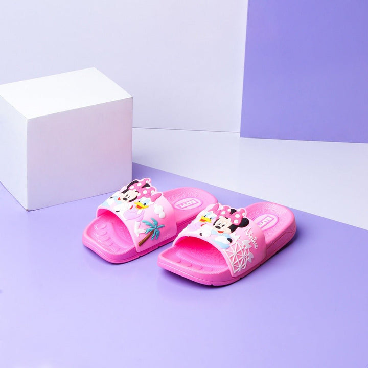 Mickey &amp; Chik Kids Slippers (Pink) | Fashion Point | Waseeh Pakistan