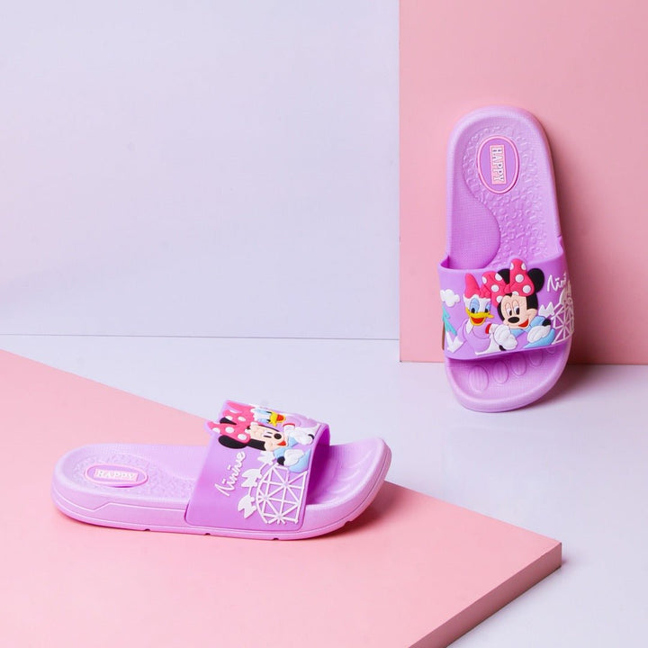 Mickey &amp; Chik Kids Slippers (Purple) | Not Sale FB | Waseeh Pakistan