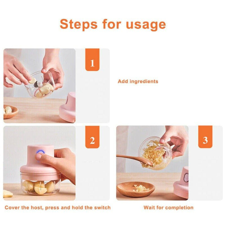Mini Electric Garlic Cutter | kitchen item | Waseeh Pakistan