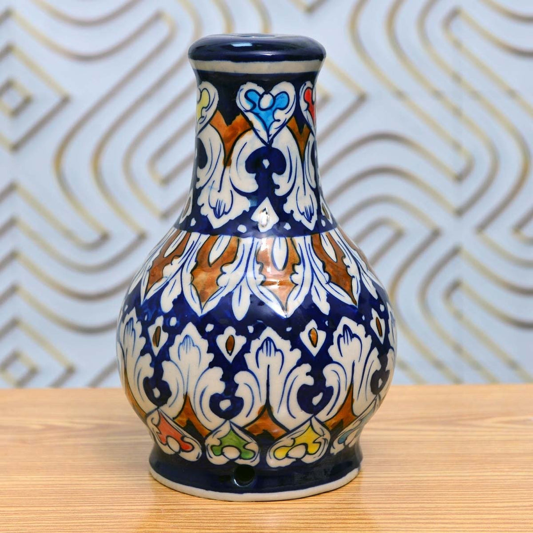 Mini Hole Felicity Vase-Blue pottery | Home Décor | Waseeh Pakistan