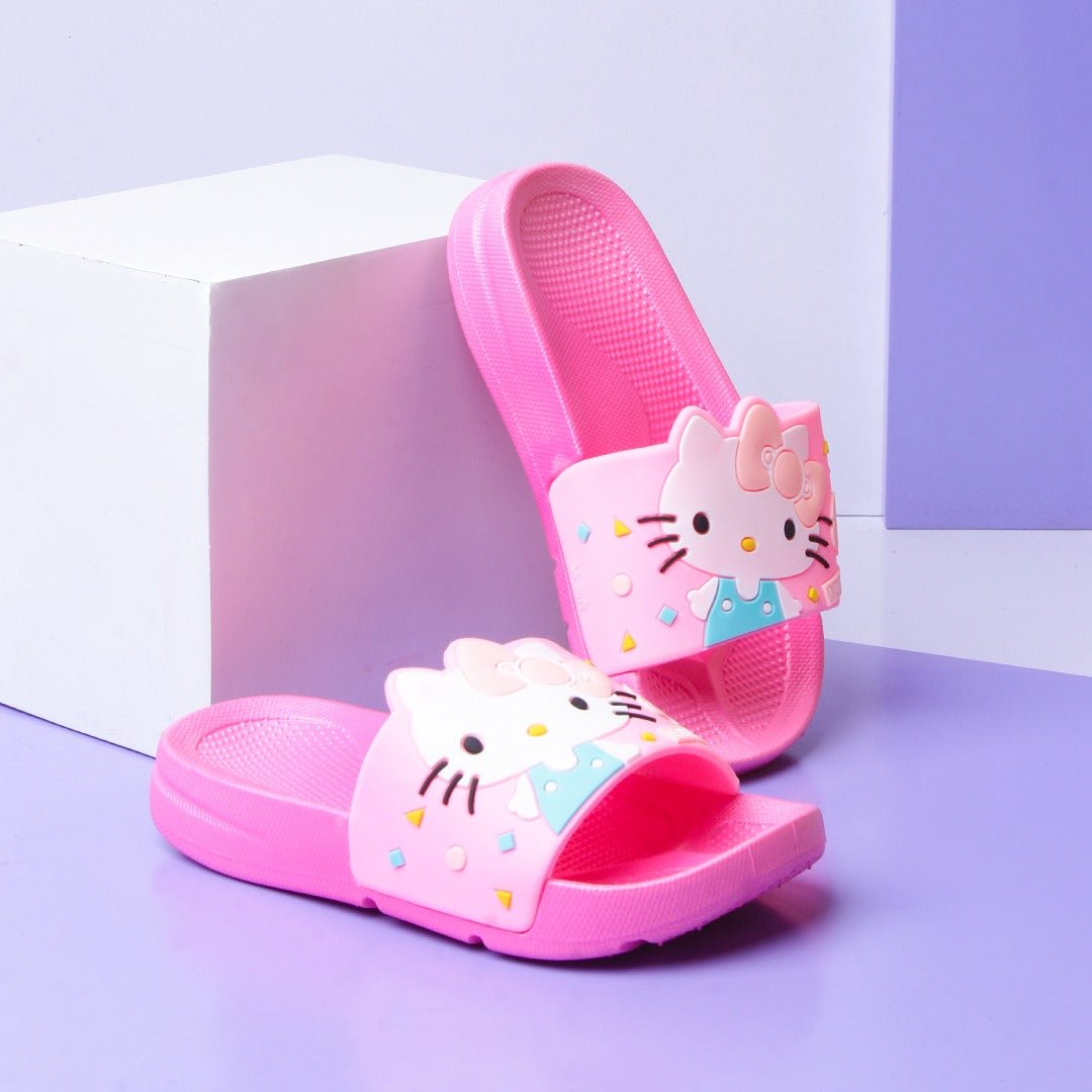 Mini Kitty Kids Slippers (Pink) | Fashion Point | Waseeh Pakistan