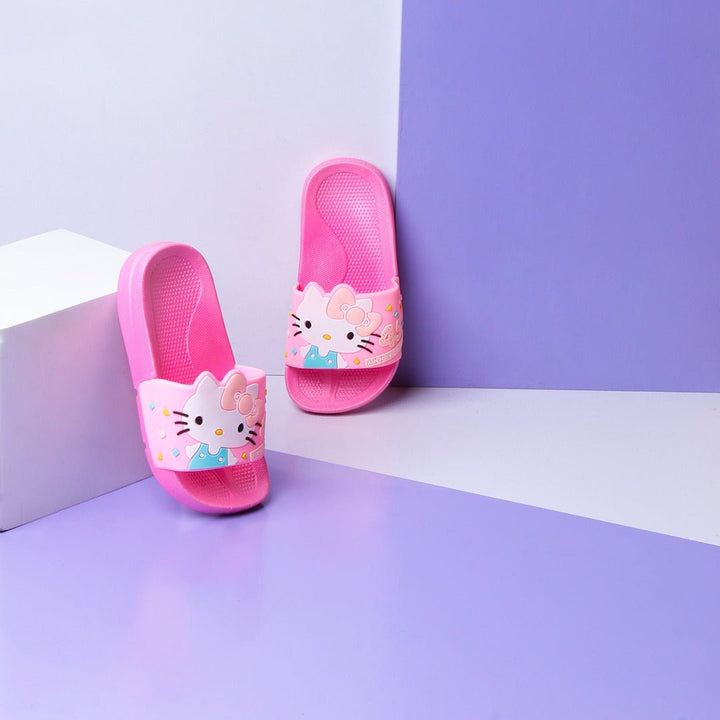 Mini Kitty Kids Slippers (Pink) | Fashion Point | Waseeh Pakistan