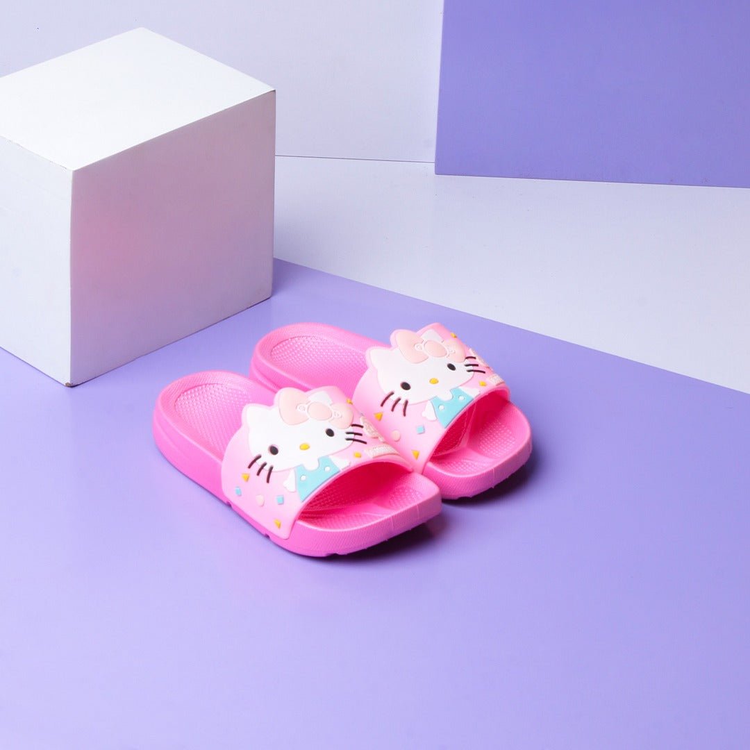 Mini Kitty Kids Slippers (Pink) | Fashion Point | Waseeh Pakistan