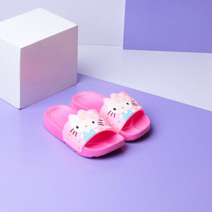 Mini Kitty Kids Slippers (Pink) | Fashion Point | Waseeh Pakistan
