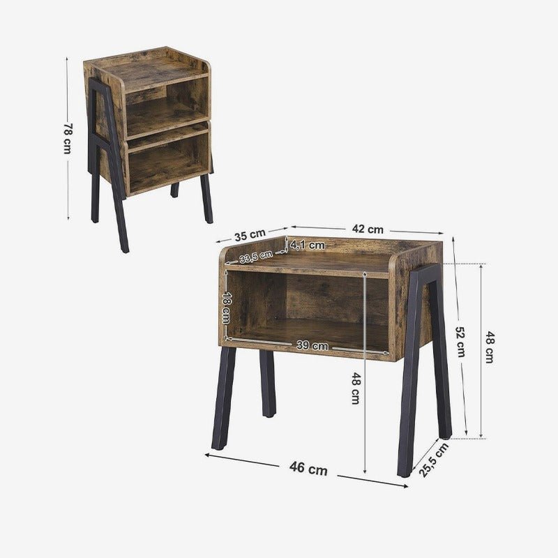 Mini Living Lounge Bookcase Bedroom Side Stand Table | Furniture | Waseeh Pakistan
