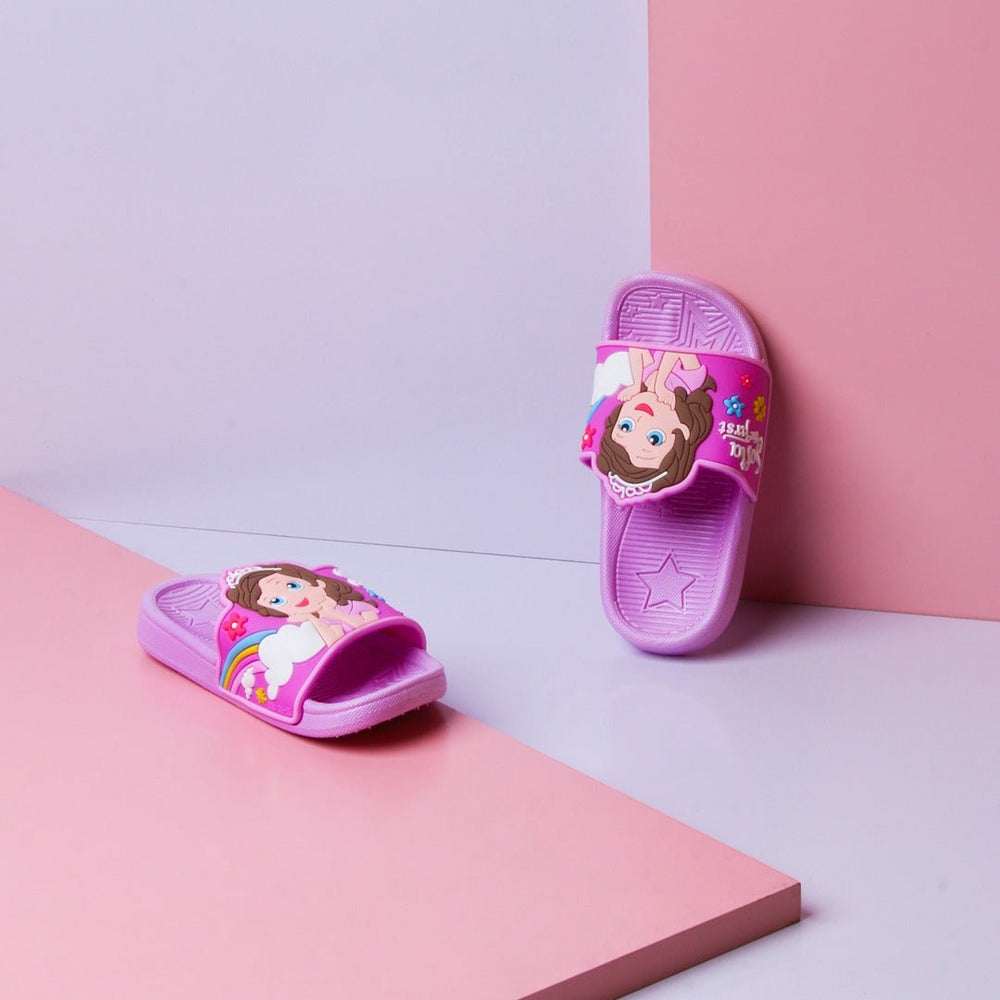 Mini Sofia The First Kids Slippers (Purple) | Fashion Point | Waseeh Pakistan