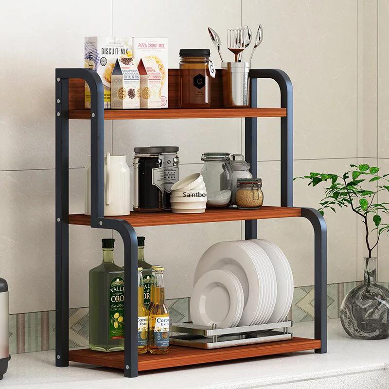 Mini Wooden & Metal Storage Shelf Rack | Not Sale FB | Waseeh Pakistan