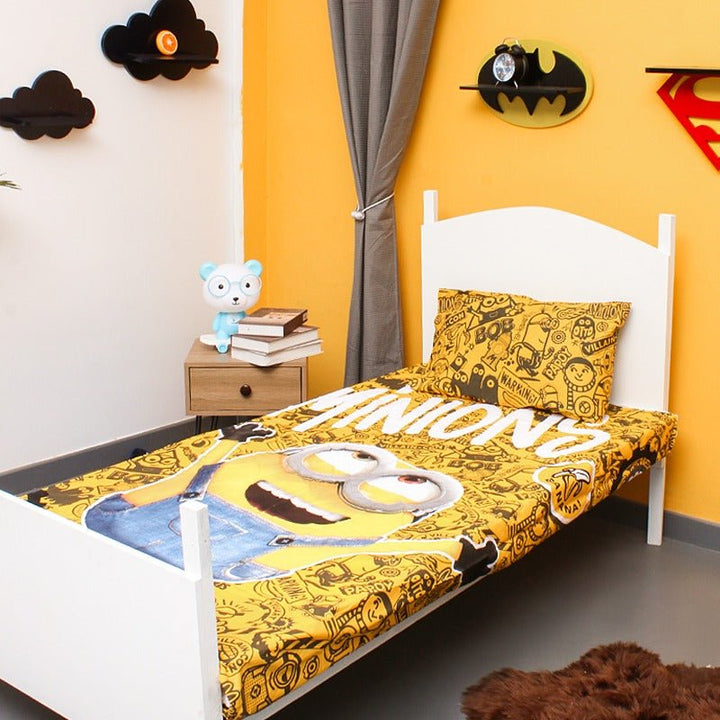 Minions Signs of Joy Bedsheet | Home Décor | Waseeh Pakistan