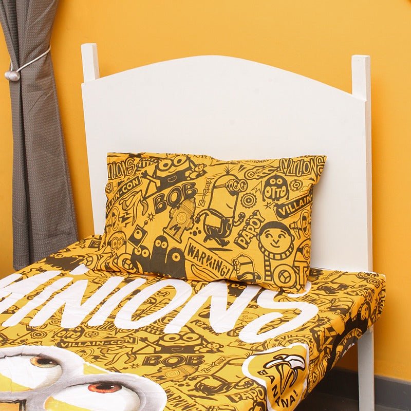 Minions Signs of Joy Bedsheet | Home Décor | Waseeh Pakistan