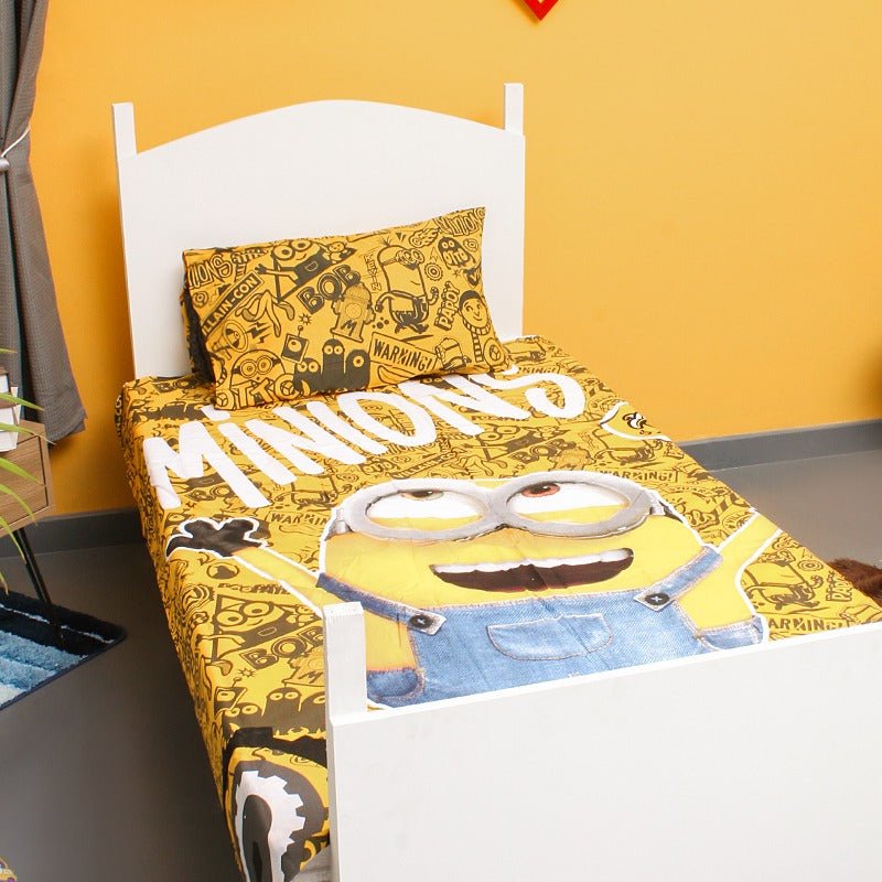 Minions Signs of Joy Bedsheet | Home Décor | Waseeh Pakistan