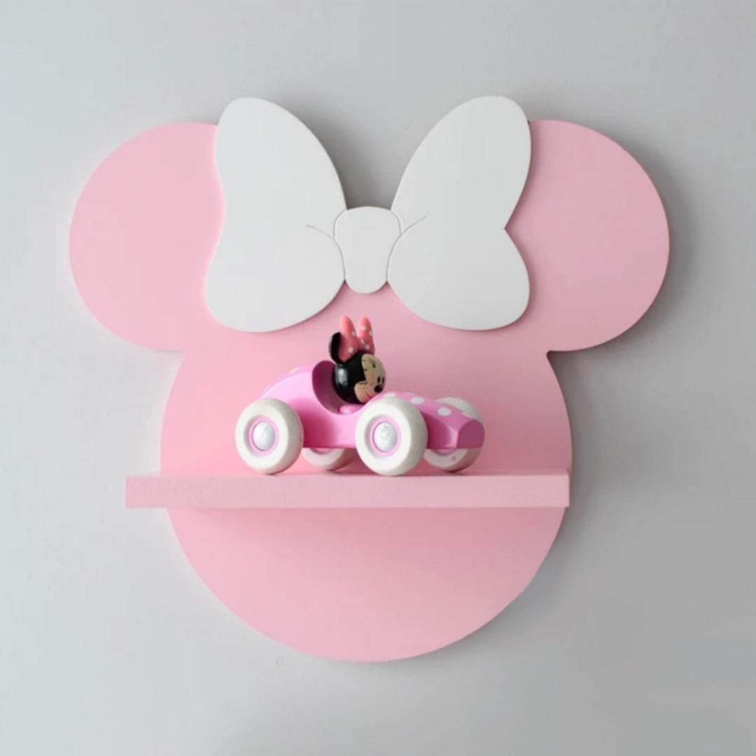 Minnie Mouse Kids Bedroom Floating Shelve Decor | Not Sale FB | Waseeh Pakistan