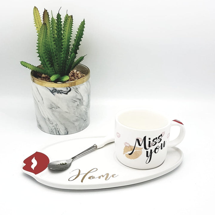 "Miss You" Cup Set | kitchen item | Waseeh Pakistan