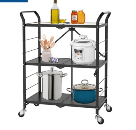 Mobile Kitchen Cart Organzier Trolley (3-Tier) | Furniture | Waseeh Pakistan
