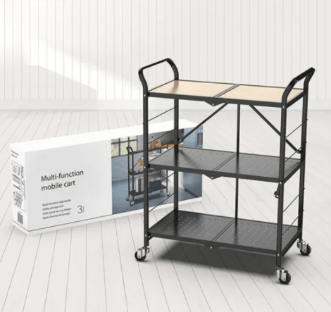 Mobile Kitchen Cart Organzier Trolley (3-Tier) | Furniture | Waseeh Pakistan
