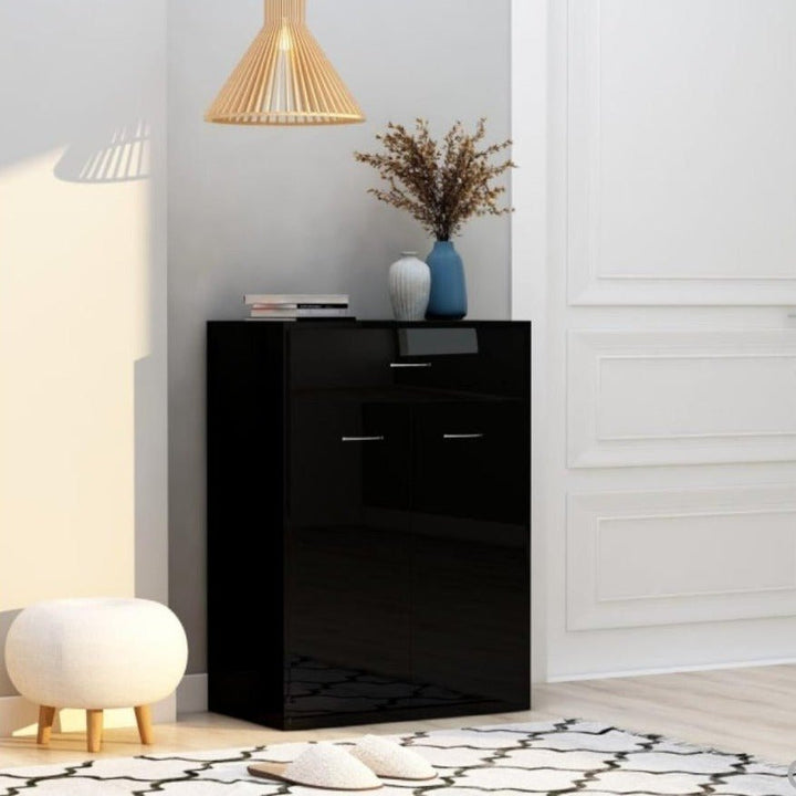 Modern Glossy Shoe Cabinet Organizer Rack | Furniture | Waseeh Pakistan