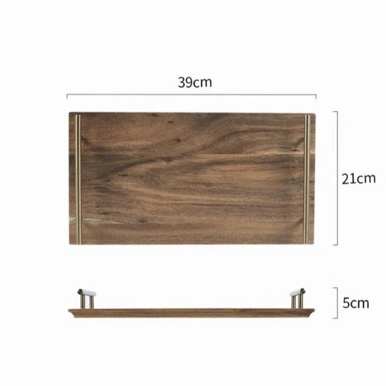 Monticarlo Kitchen Solid Wood Snack Tea Guest Kitchen Serving Tray | Not Sale FB | Waseeh Pakistan