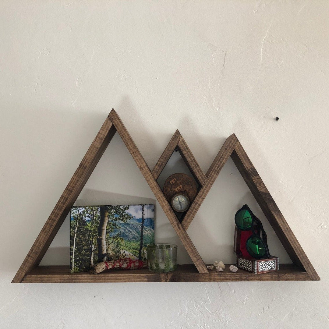Mountain Theme Living Bed Drawing Room Floating Shelve Decor | Furniture | Waseeh Pakistan