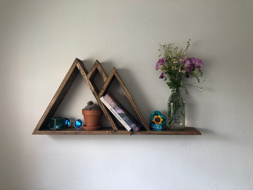 Mountain Theme Living Bed Drawing Room Floating Shelve Decor | Furniture | Waseeh Pakistan
