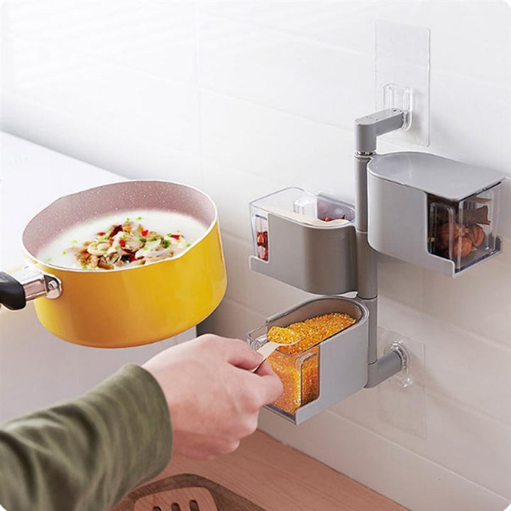 Mounted Spice Salt Pepper Rack | kitchen item | Waseeh Pakistan