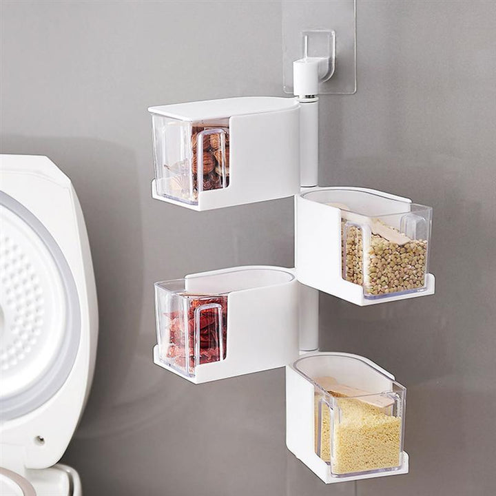 Mounted Spice Salt Pepper Rack | kitchen item | Waseeh Pakistan