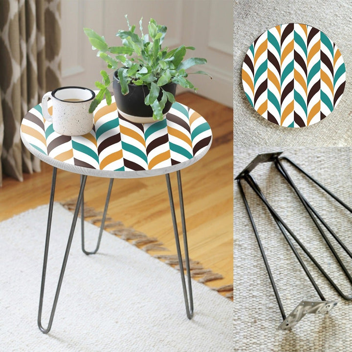 Muddle Flare Living Lounge Center Side Hairpin Table | Furniture | Waseeh Pakistan