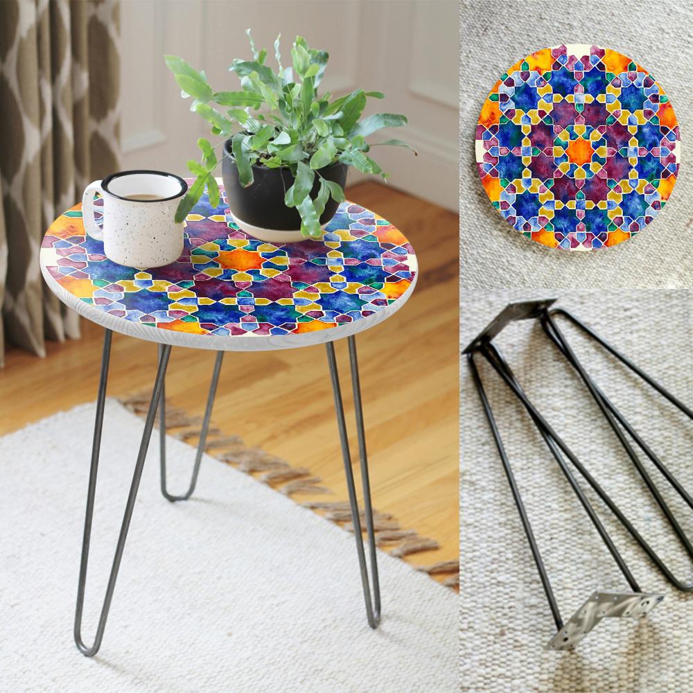 Muddle Flare Living Lounge Center Side Hairpin Table | Furniture | Waseeh Pakistan